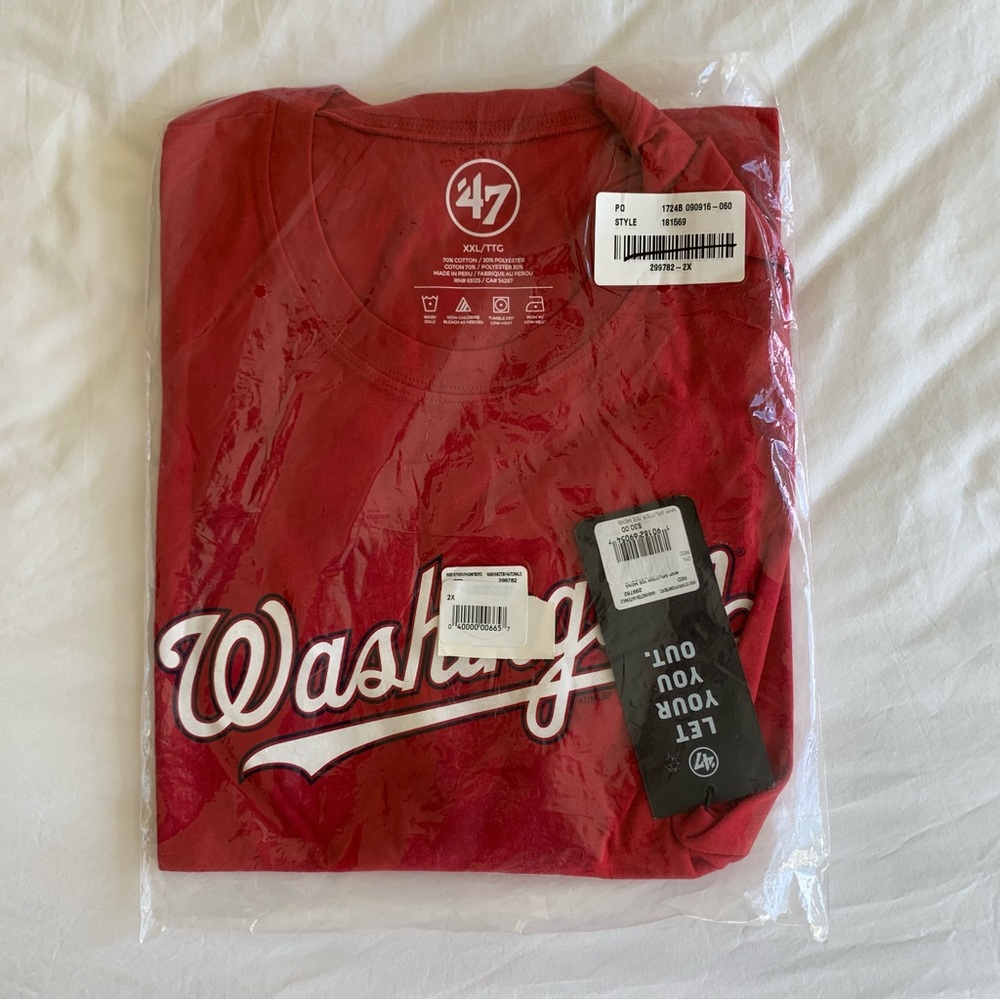 47 BRAND washington nationals tshirt